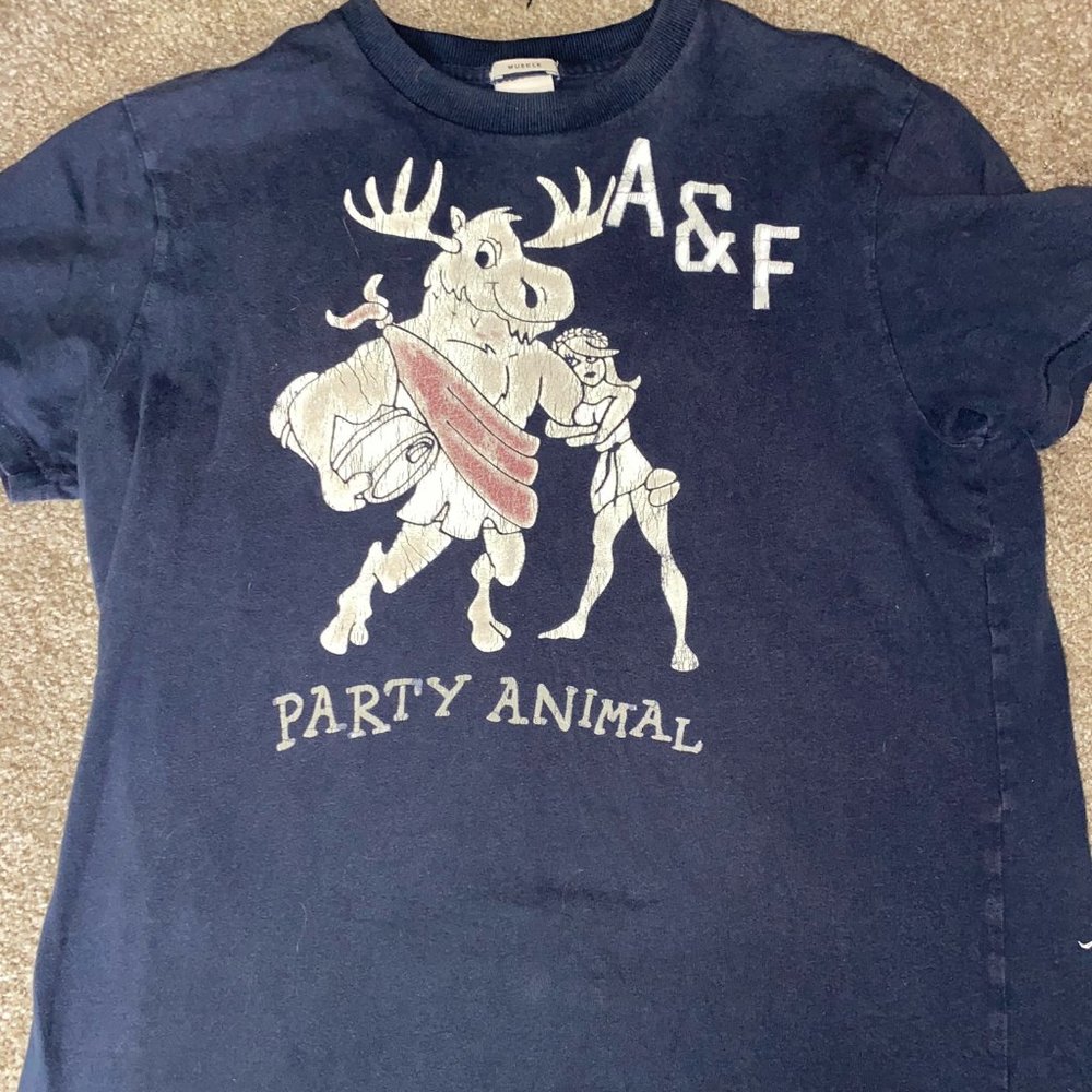 Abercrombie muscle tee, large